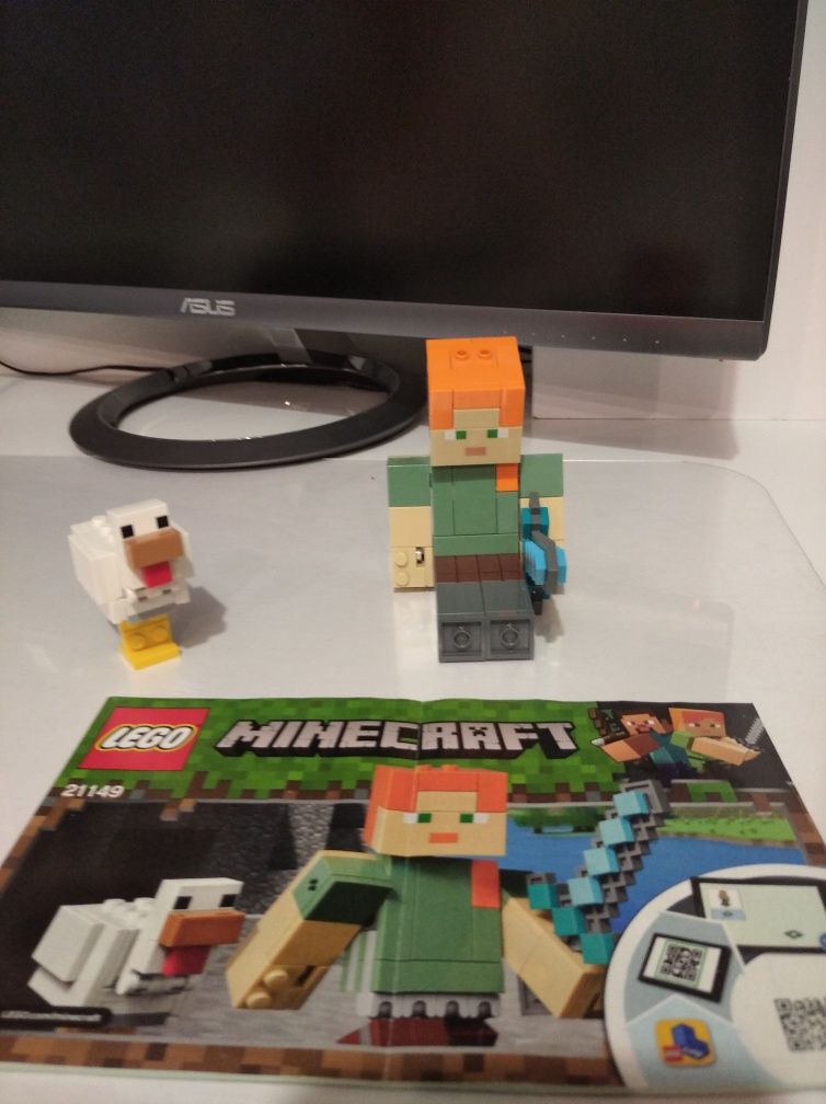 Klocki LEGO Minecraft 21149 Alex z kurczakiem