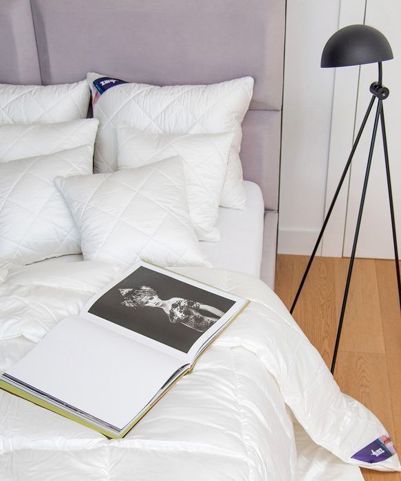 Kołdra AMZ LYOCELL zimowa antyalergiczna 200x220cm Szampański