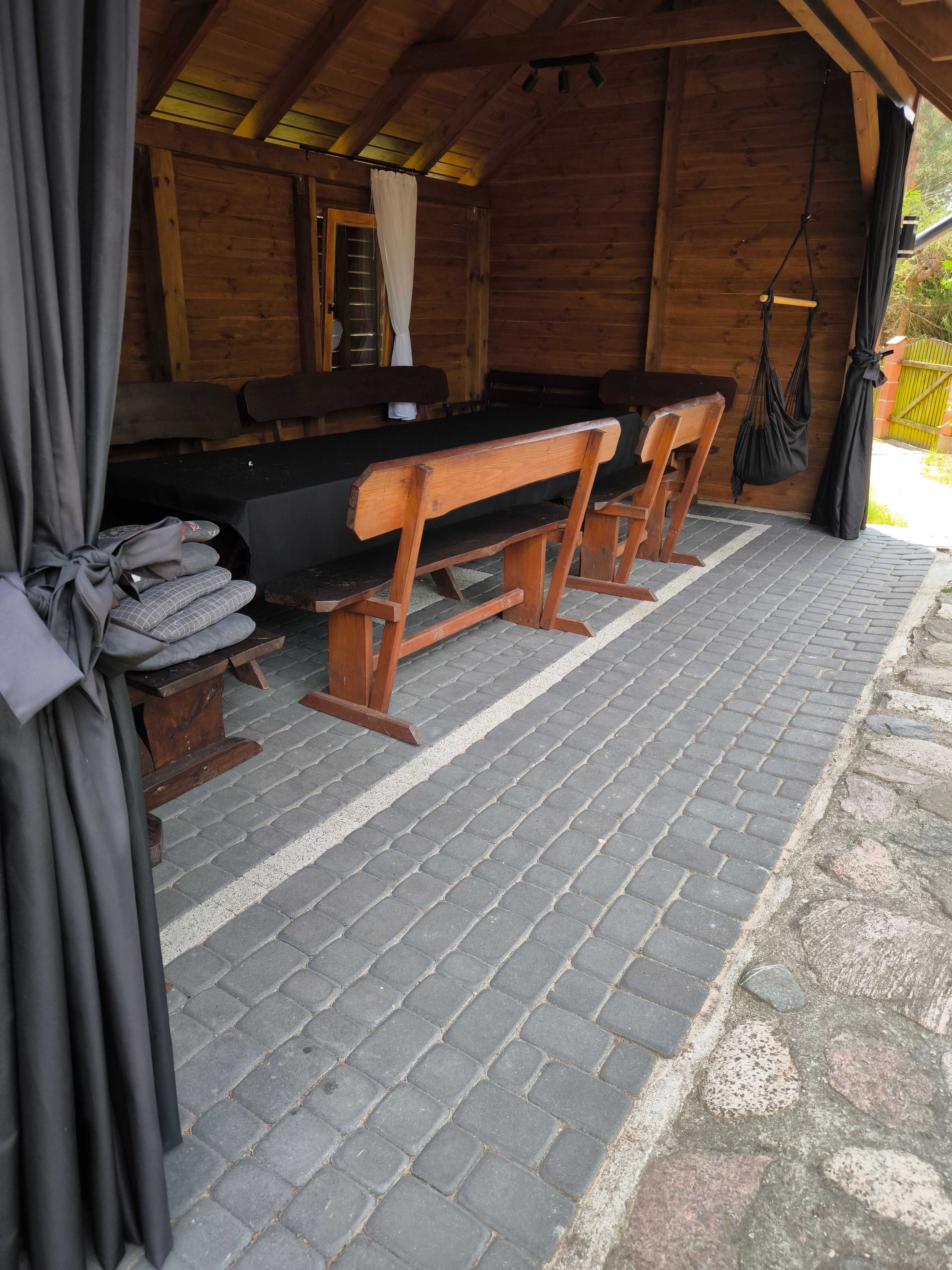 Agroturystyka domek noclegi jacuzzi balia las cisza spokój jezioro
