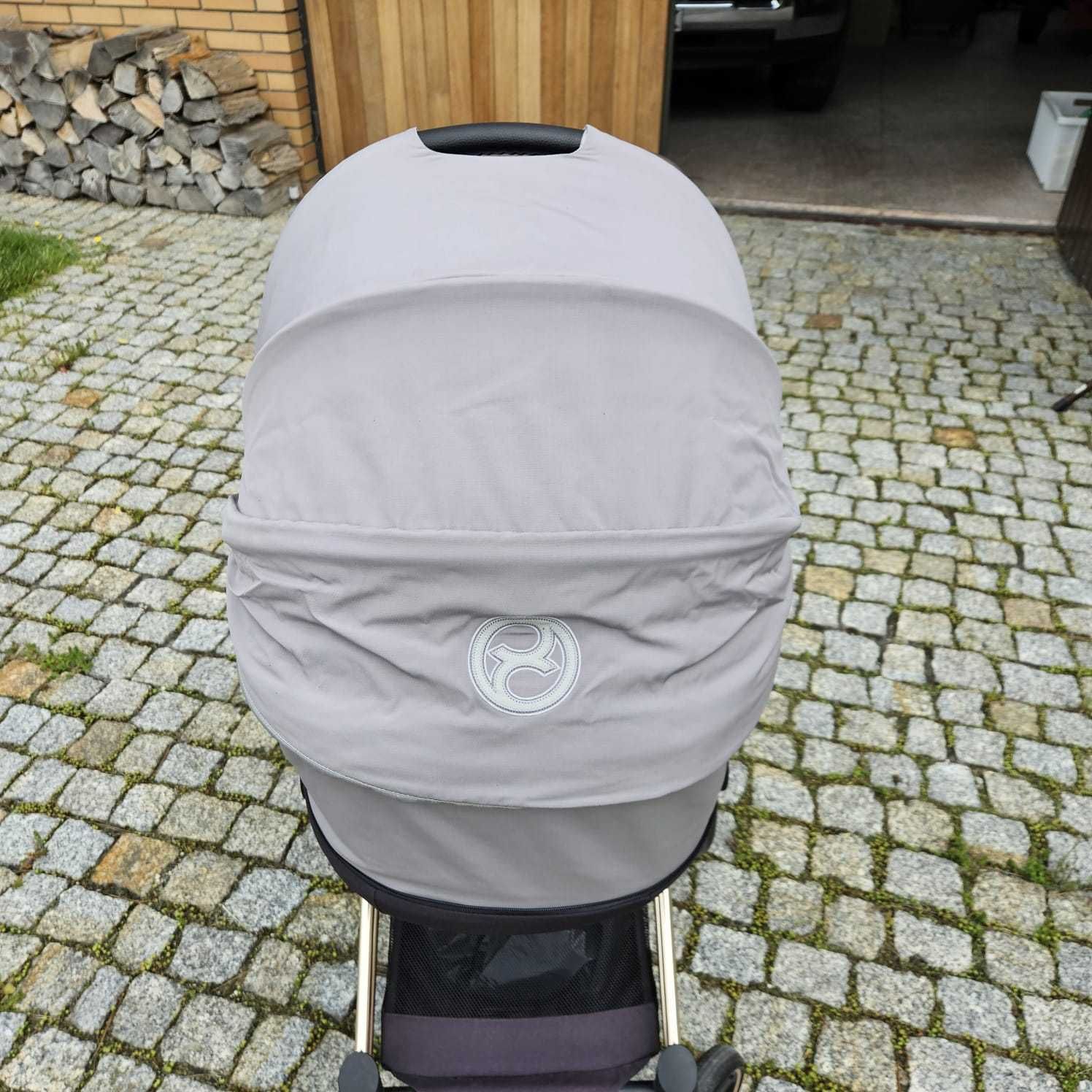 Wózek Cybex e-Priam elektryczny na ramie rosen gold CYBEX e-PRIAM 4.0