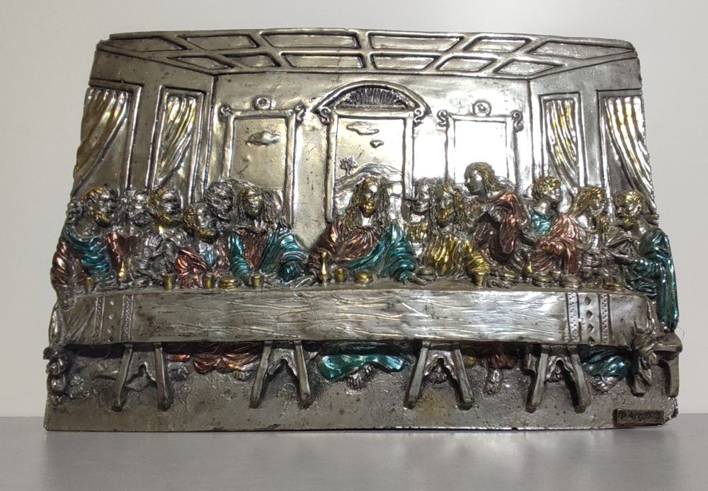 Santa Ceia Banho de Prata 925