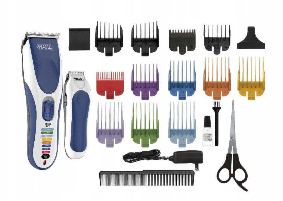НАБІР Професійна Машинка БЕЗПРОВІДНА для стрижки + Триммер + ножиці