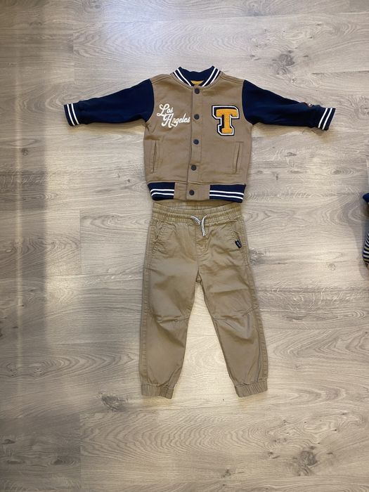 Бомбер next 98,штани джогери 2-3,h&m