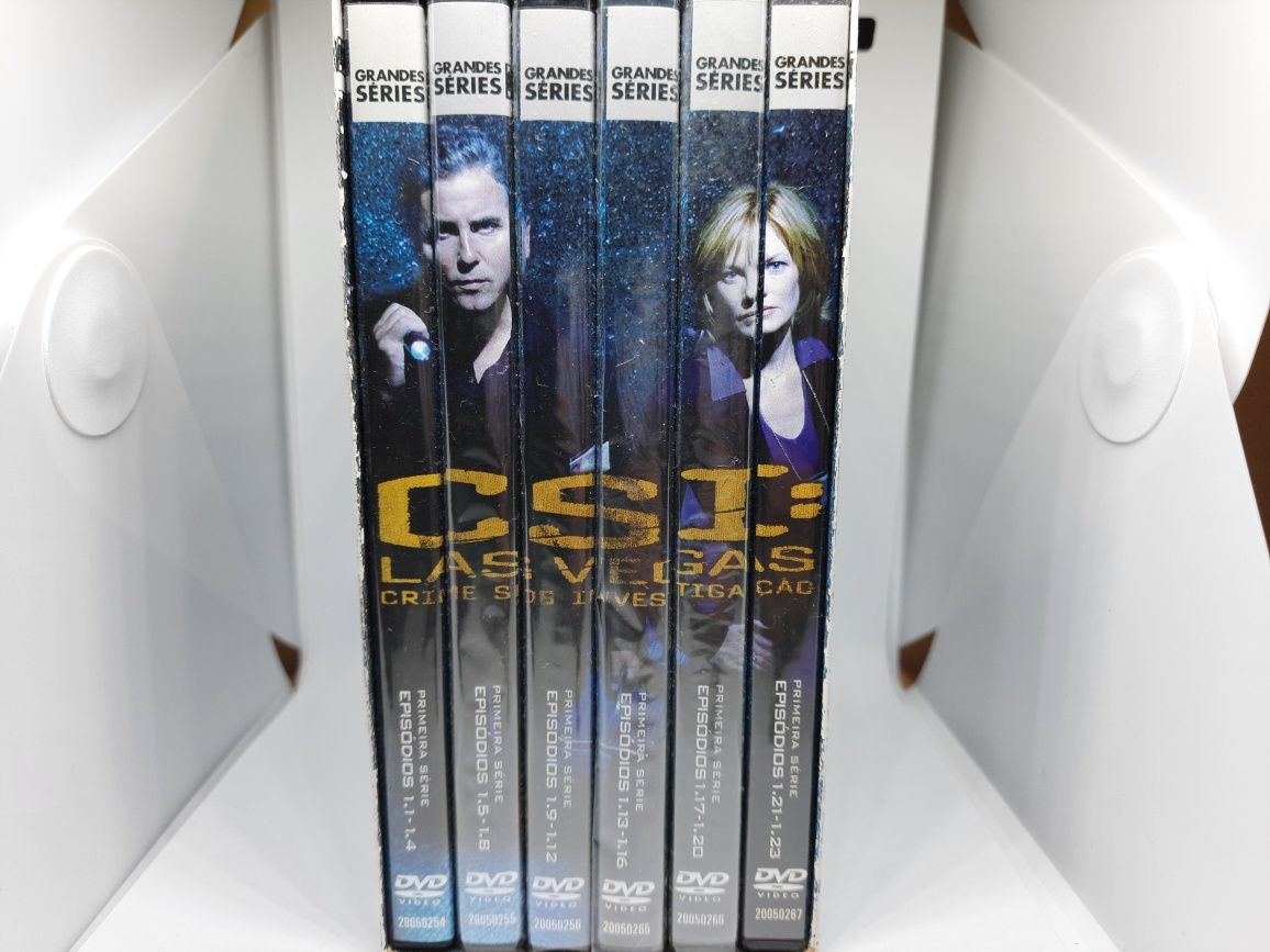 Caixa DVDs CSI Las vegas temporada 1 completa