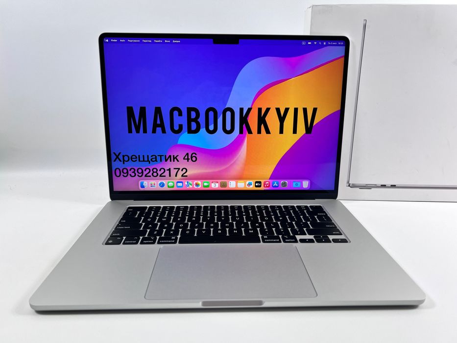 MacBook Air 15 2025 M3 24GB RAM 1TB SSD Silver Магазин Гарантія
