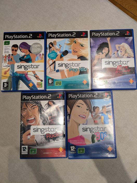 PS2 Singstar - Vários jogos ( 5€ custo Unitário)