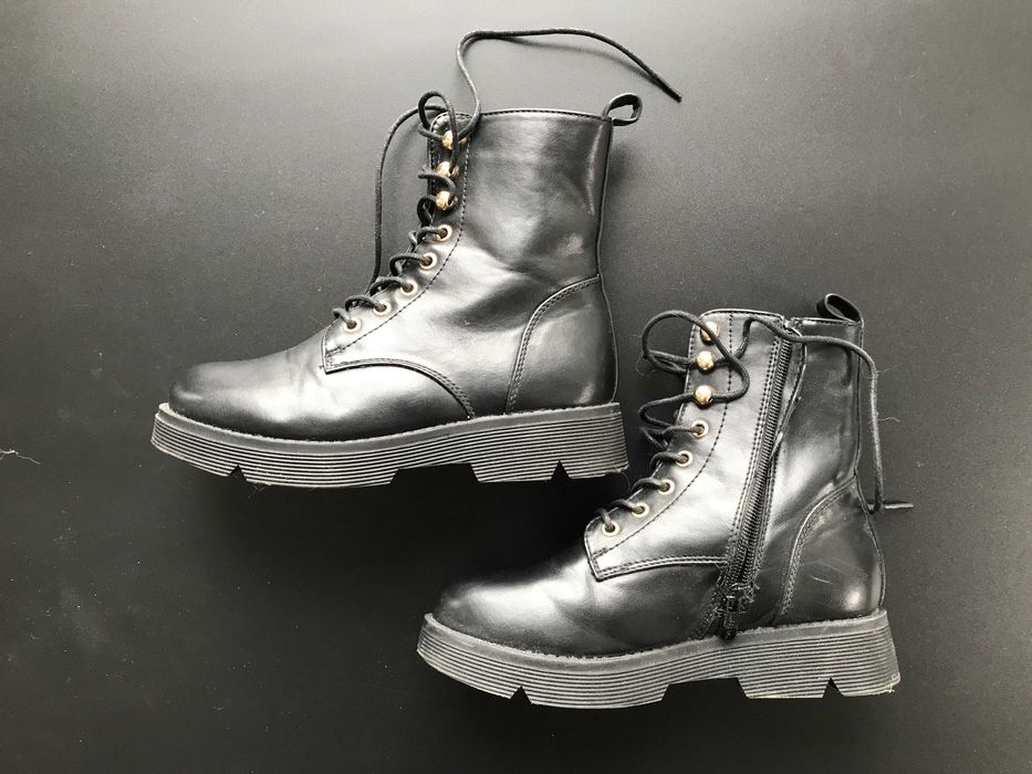 Buty zimowe (glany? trapery? trzewiki?) firmy Nelli Blue - rozmiar 34