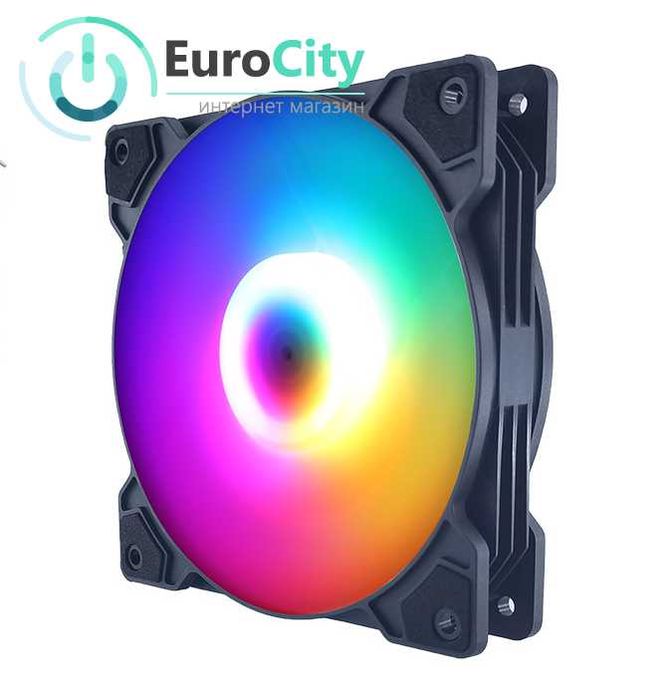 Кулер к корпусу QiuzAim FS-120 Black/White RGB подсветка