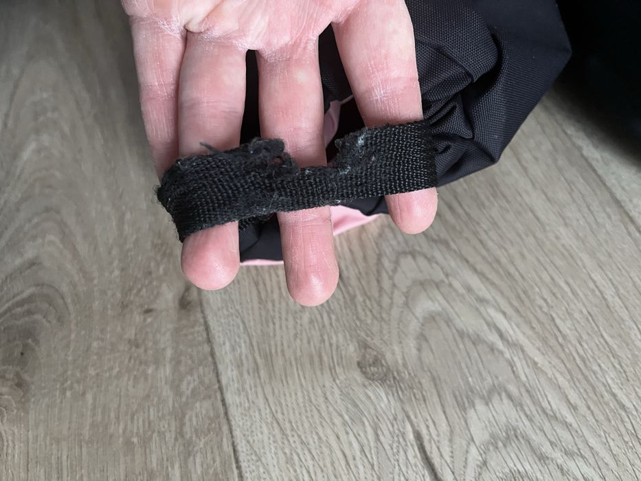 Kombinezon kaxs 92 kappahl różowy czarny dziewczynka na zimę