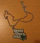 Wisiorek naszyjnik GTA V Grand Theft Auto 5 Medalion metalowy Trevor