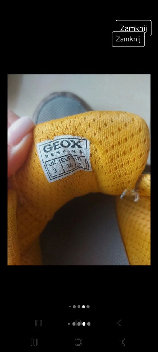 Buty na rzepy Geox r. 36