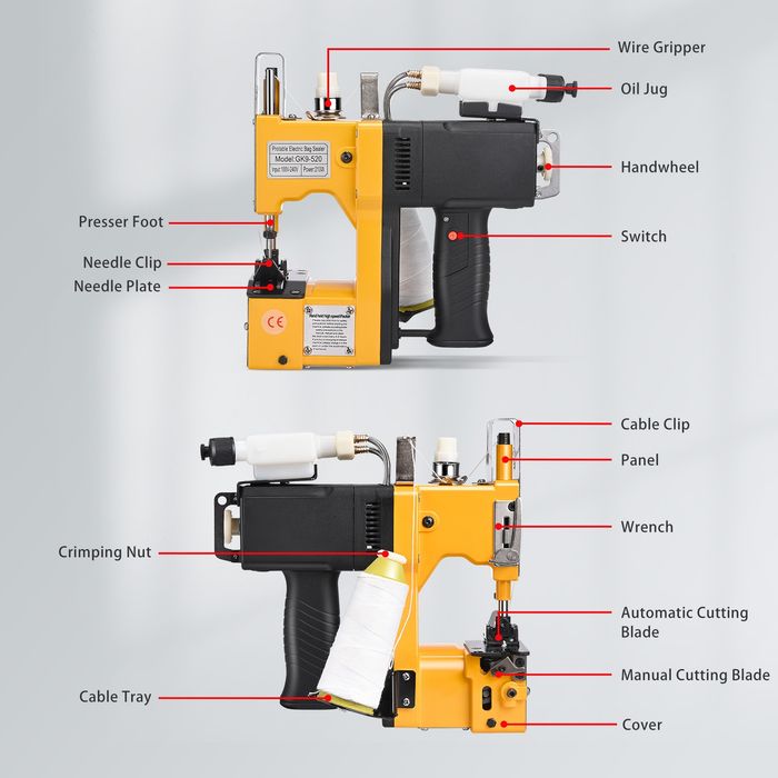 Máquina fechar sacos (nova)