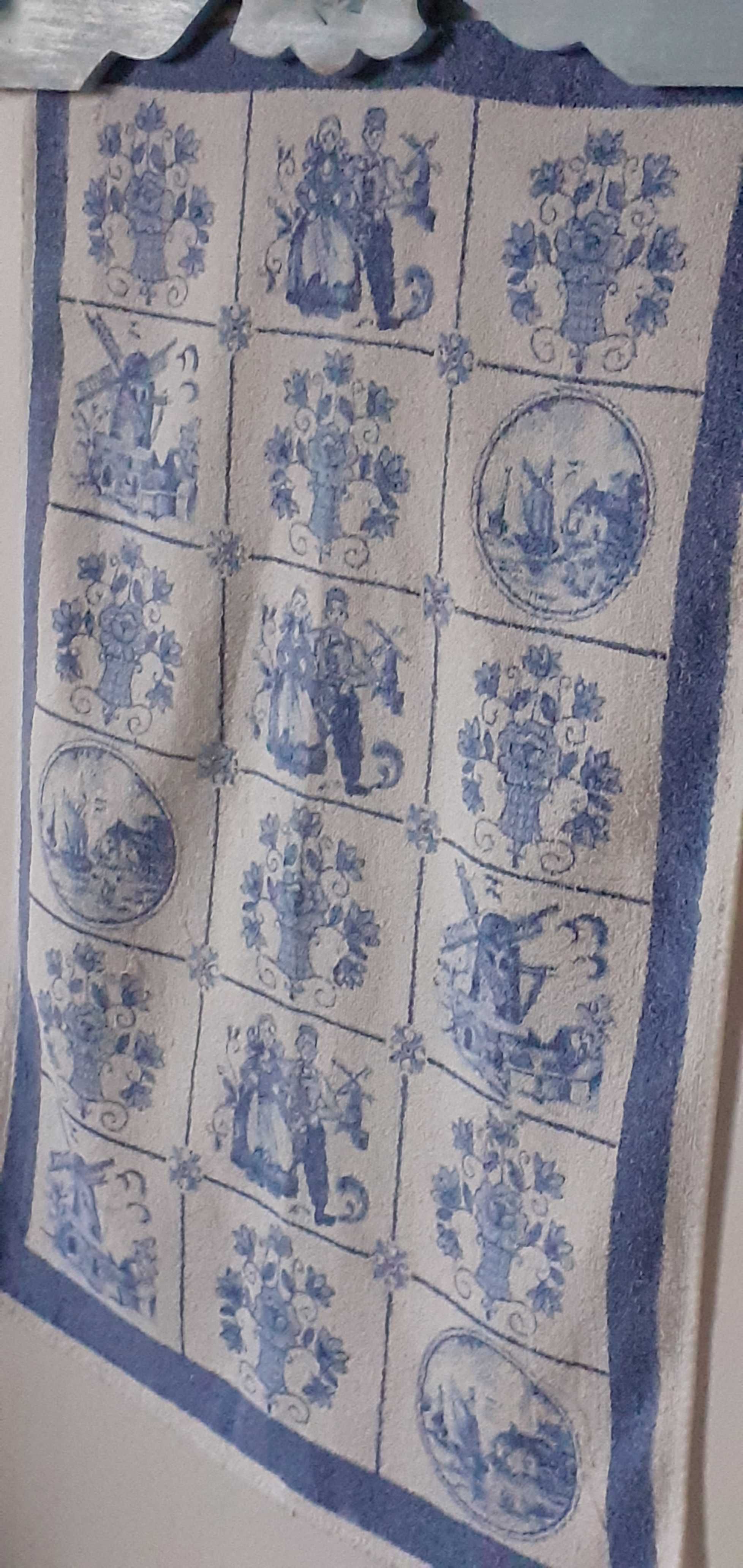 Kilim makatka bawełniana wzór w stylu skandynawskim