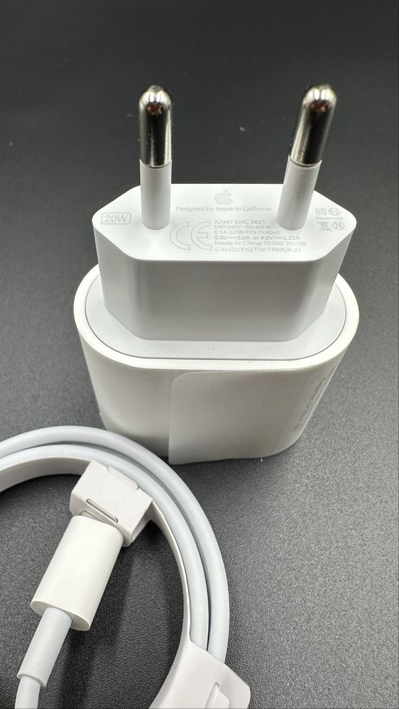 Zestaw Ładowarka 20W + Kabel Lightning USB-C 1m