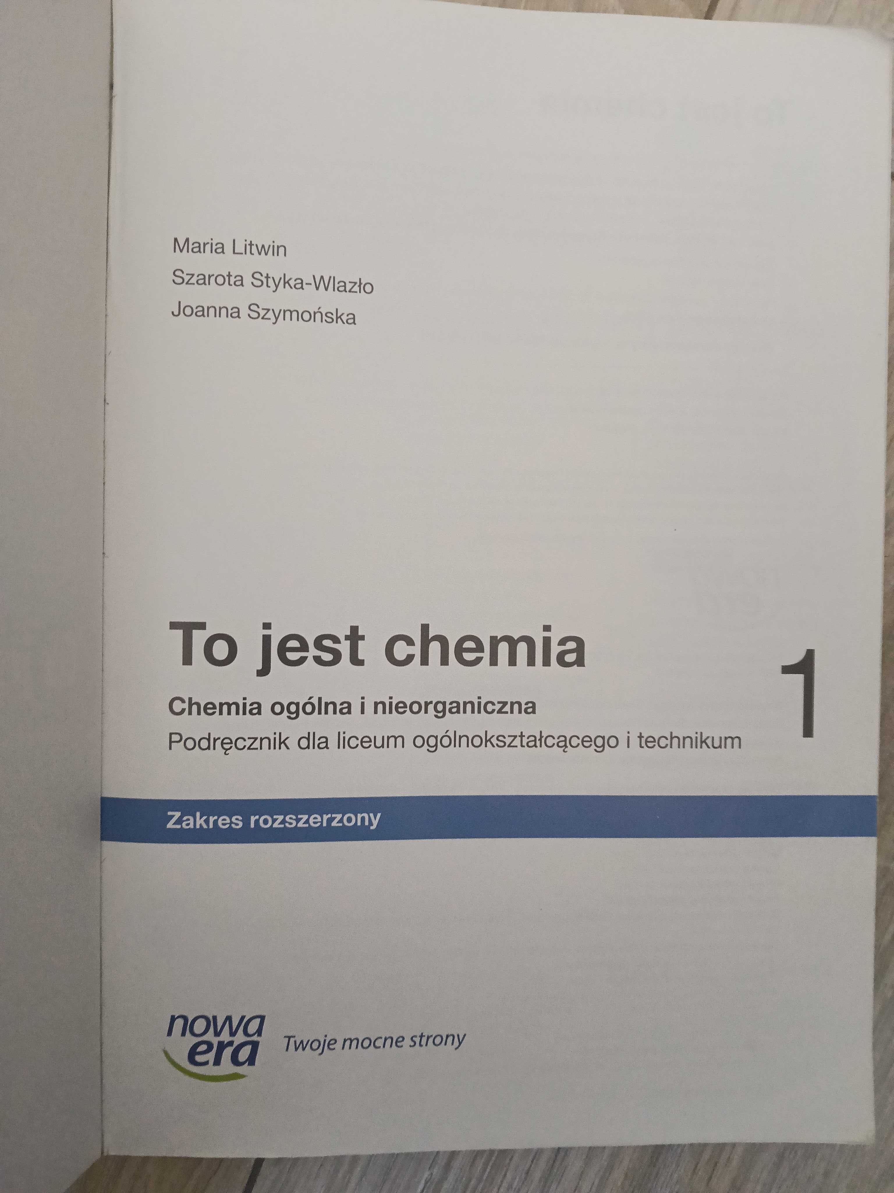 To jest chemia podręcznik klasa 1 zakres rozszerzony