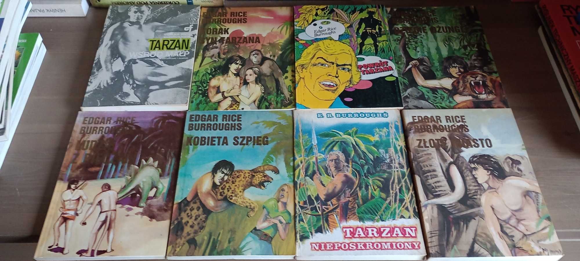 Edgar Rice Burroughs Tarzan zestaw 8 tytułów