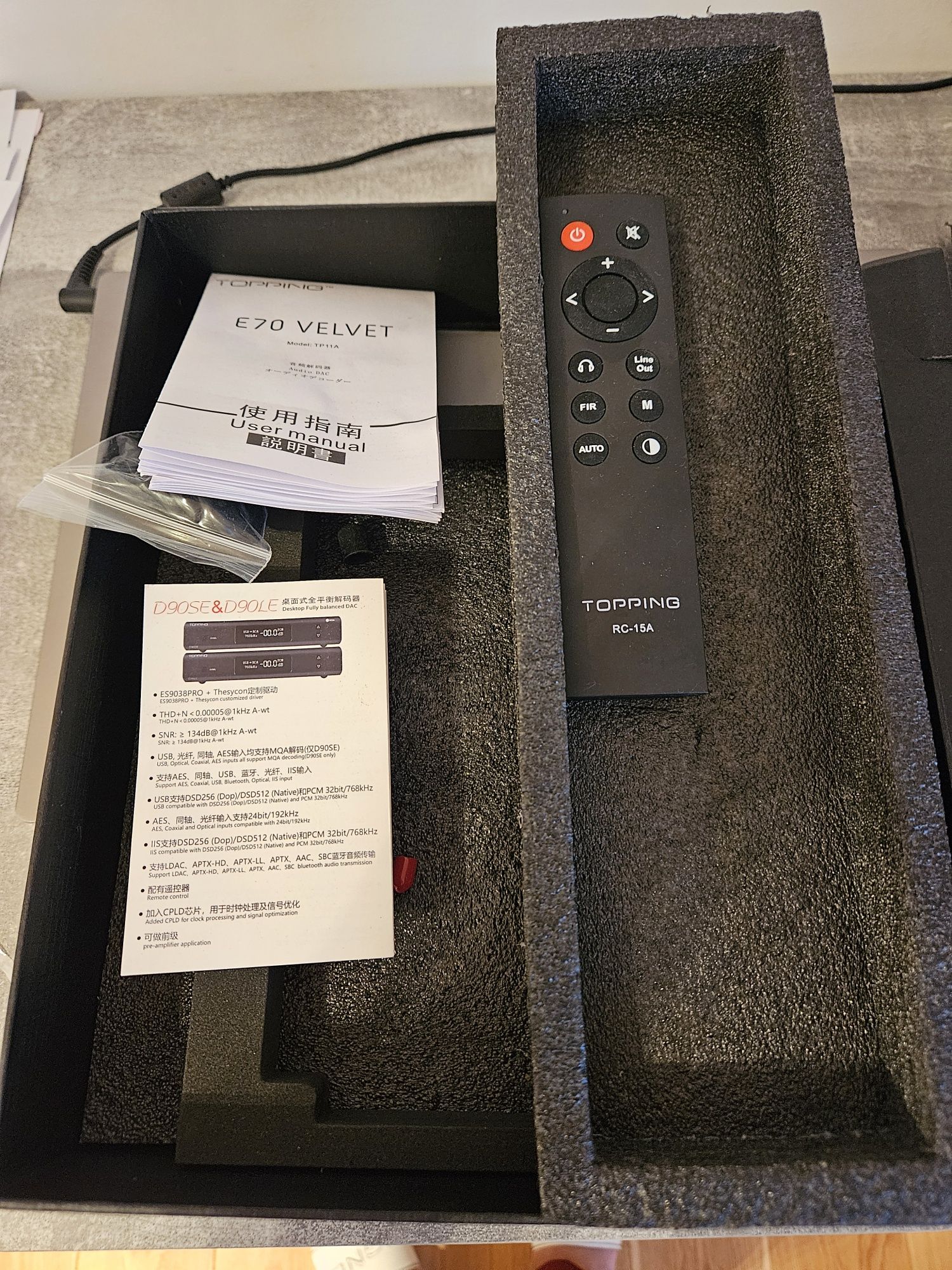 Dac Topping e70 Velvet AKM 4499EX