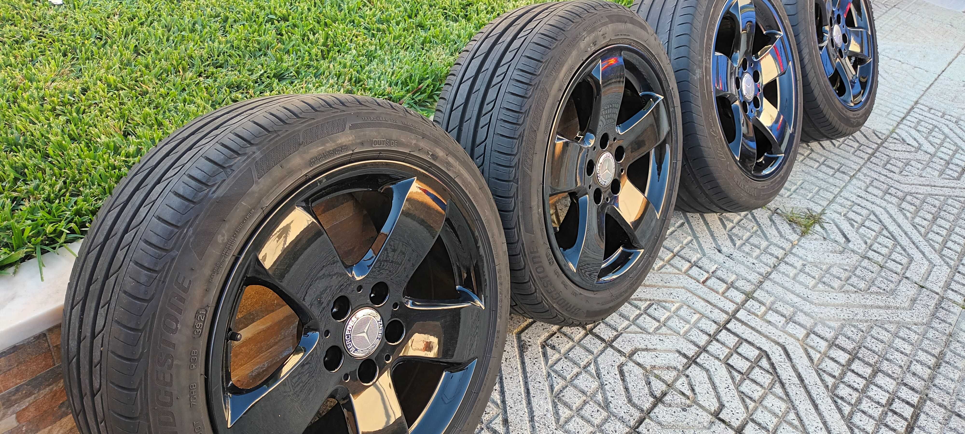 Jantes 17 com pneus mercedes E220 W211 C220 W202 W203.