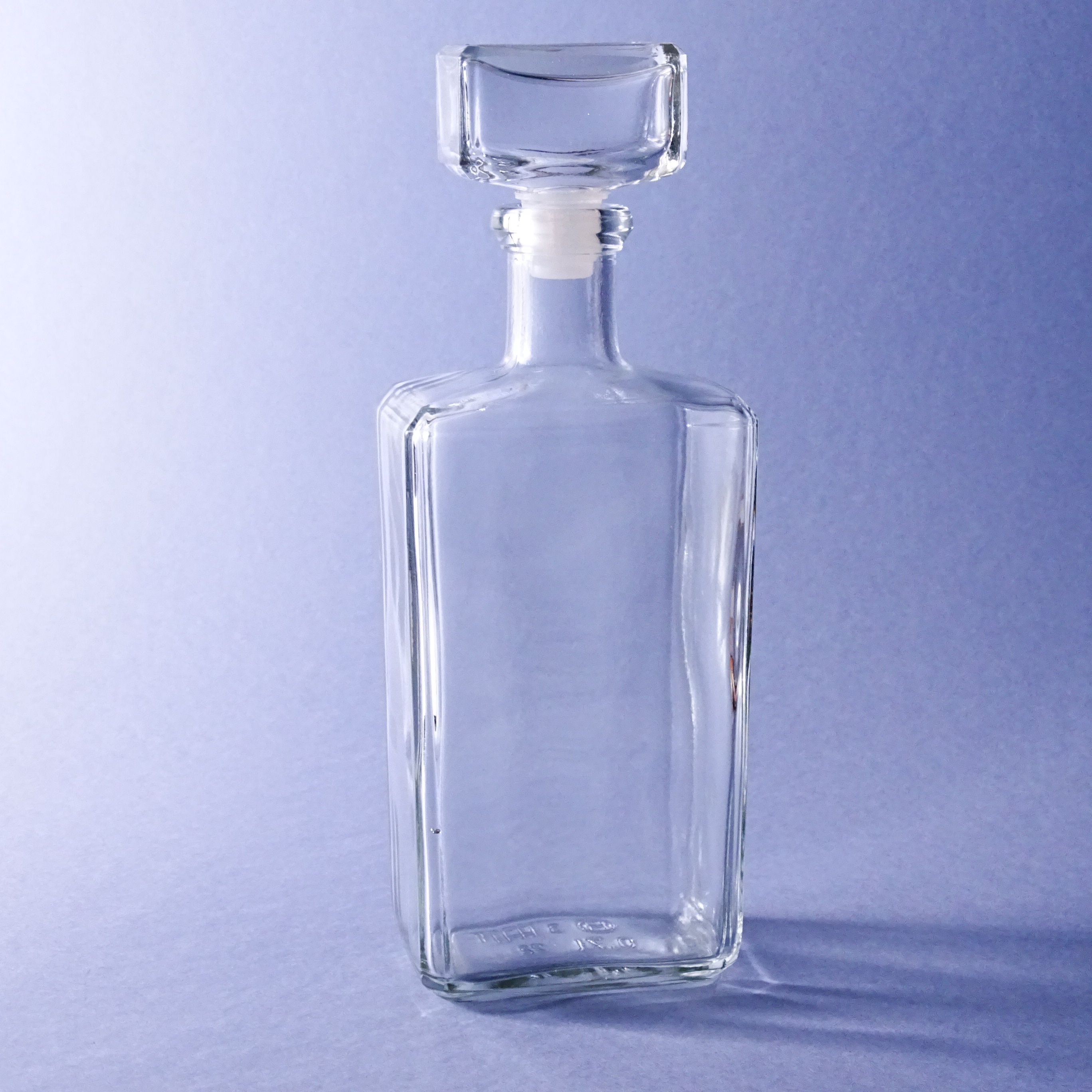 lata 70-te stara butelkowa karafka szklana