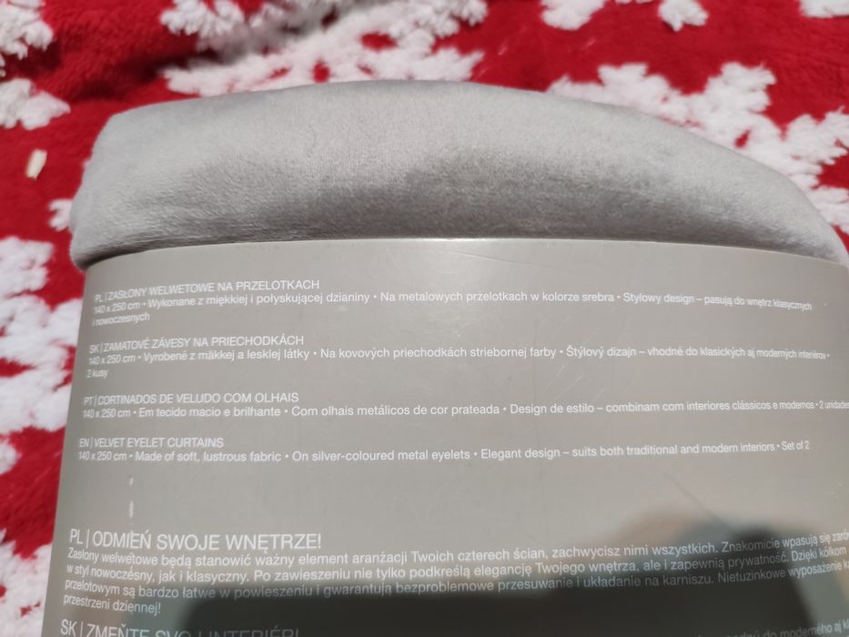Komplet zasłon na przelotkach SMUKEE