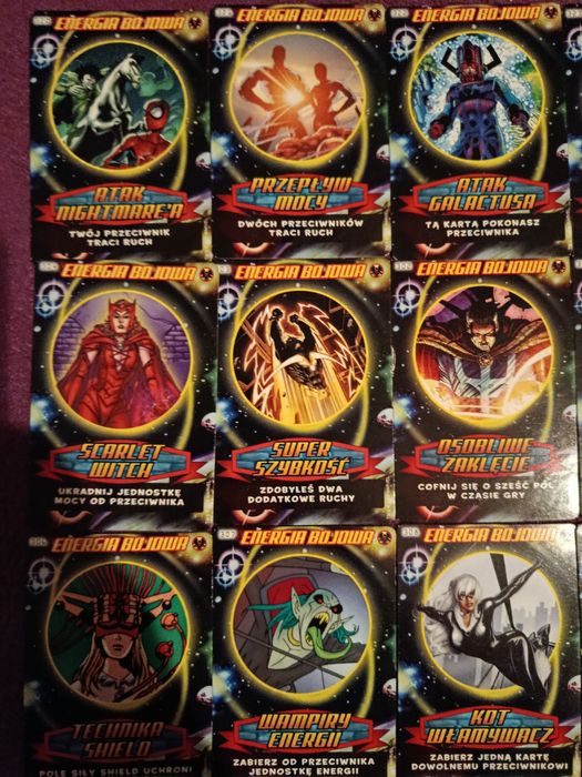 Karty Marvel Spider Man Heroes & Villains