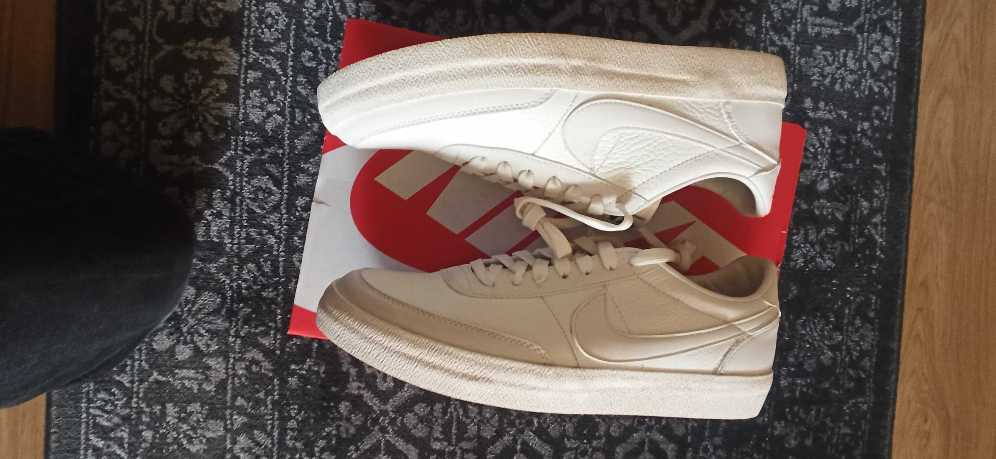(r 42.5/ US9) Nike Killshot 2 Leather Sail Black HQ1657,102 off white