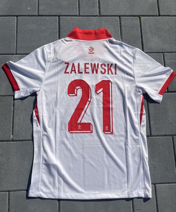Koszulka Nicola Zalewski 21 Polska S Biało-Czerwona Reprezentacja