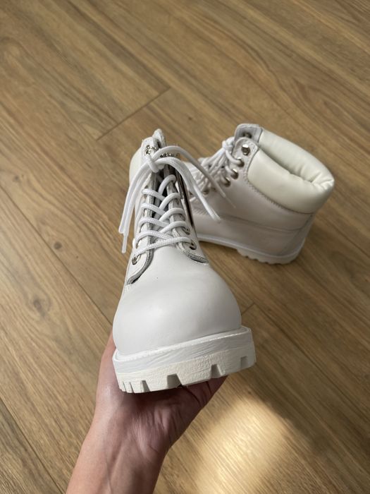 РОЗПРОДАЖ СКЛАДУ !!! Timberland white boots original. Оригінал
