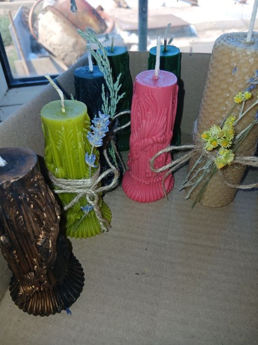 Восковые свечи воск 100%