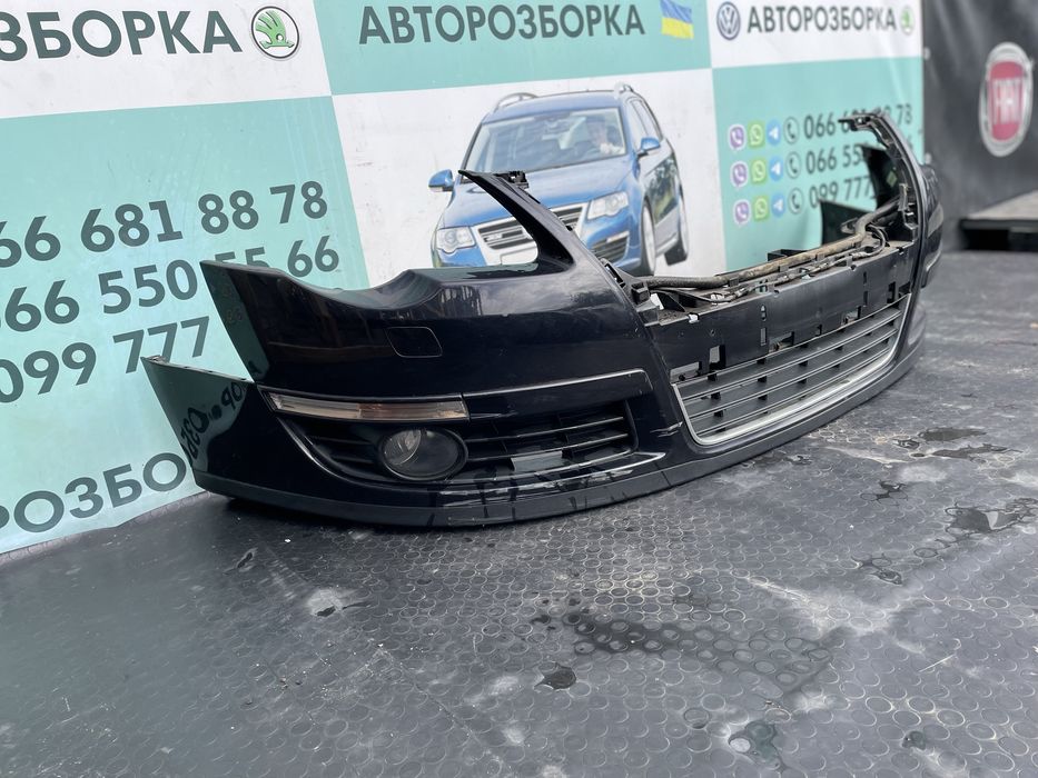 Бампер передній lc9x чорний фольксваген пассат б6 volkswagen passat b6
