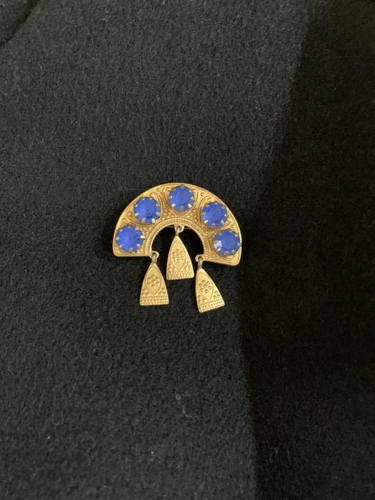 Брошка  позолочена Вінтаж 50-х років