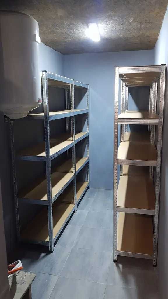 Вузький стелаж для кухні, для квітів Стілаж Полички на балкон, в гараж