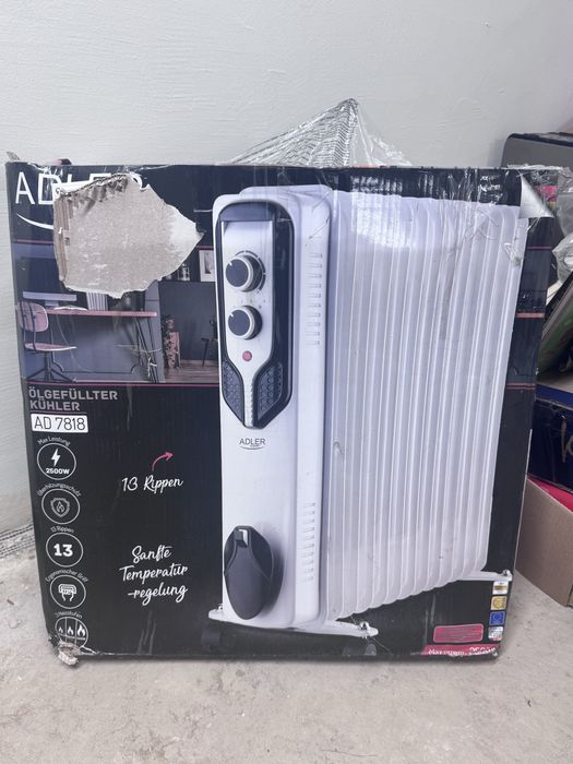 Масляний обігрівач !НОВИЙ! Adler Ad7818, 13 ребер, 3 режими