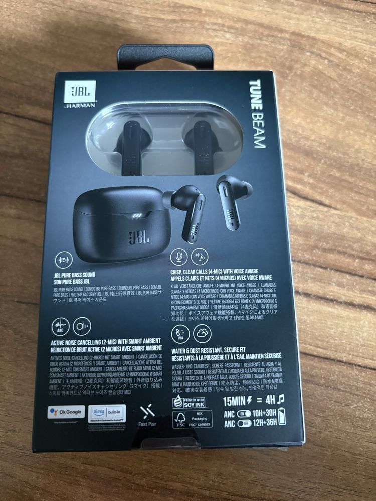 Sluchawki JBL Tune Beam Zero Noise