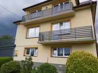 Balustrada panelowa profil 80x20 ocynk malowany proszkowo