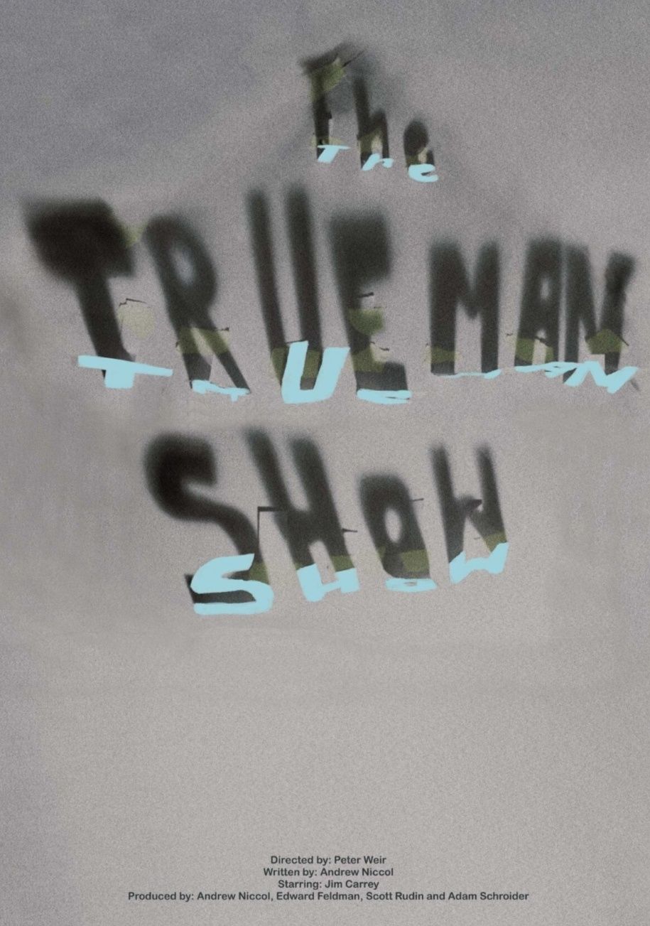 Plakat The True man Show A4