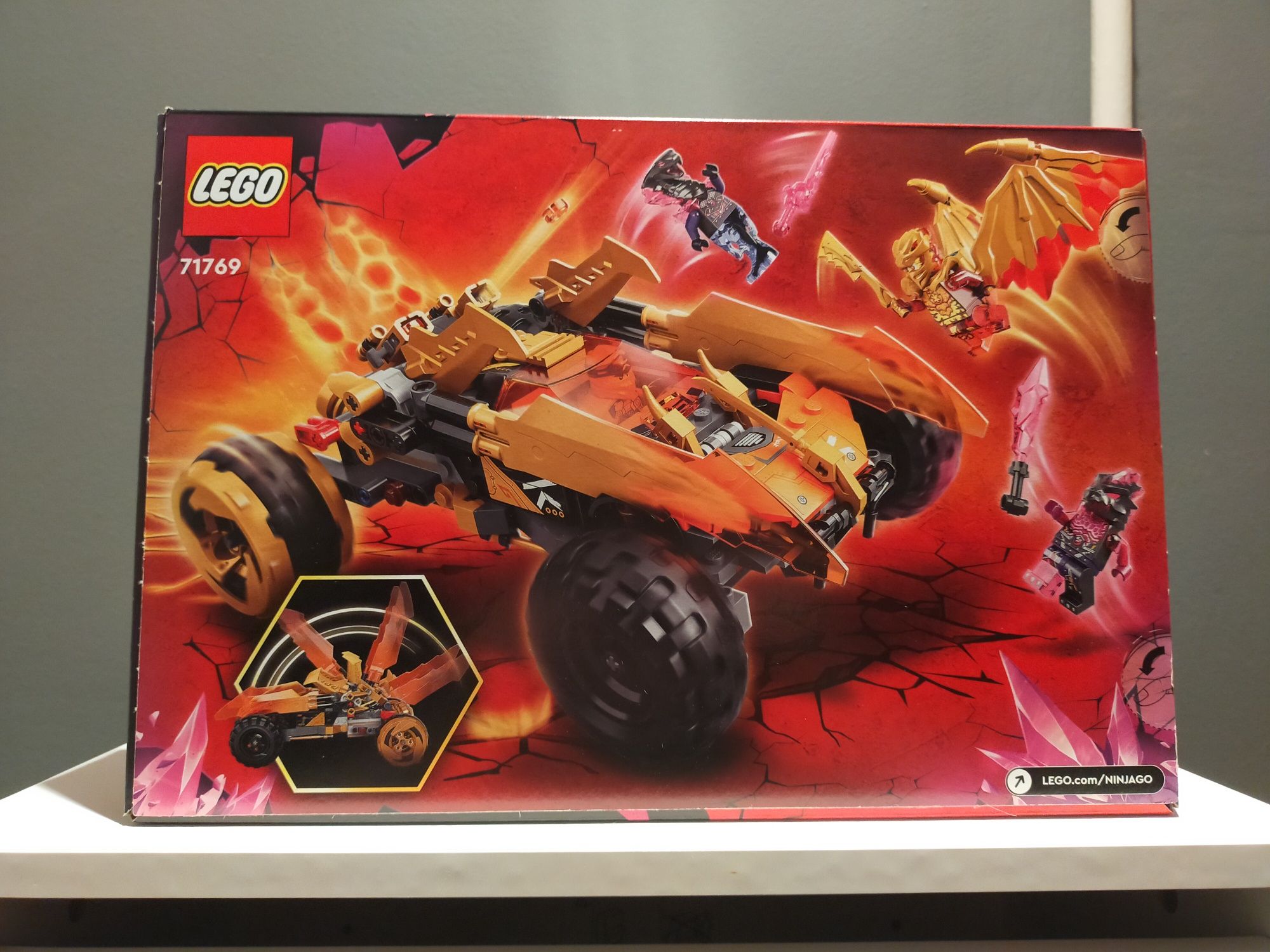 LEGO Ninjago 71769 Smoczy krążownik Cole'a. Nowe