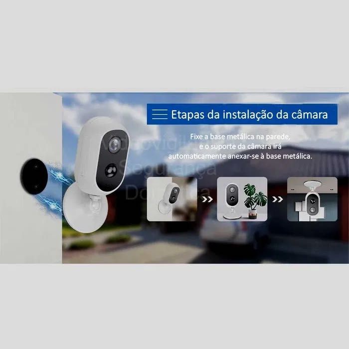 Câmara a Bateria * FullHD * Sem Fios * Monitorização Pessoas