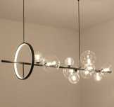 Nowa Podwieszana lampa Orion Long-120 MP0084-L1200 LED czarna+żarówki