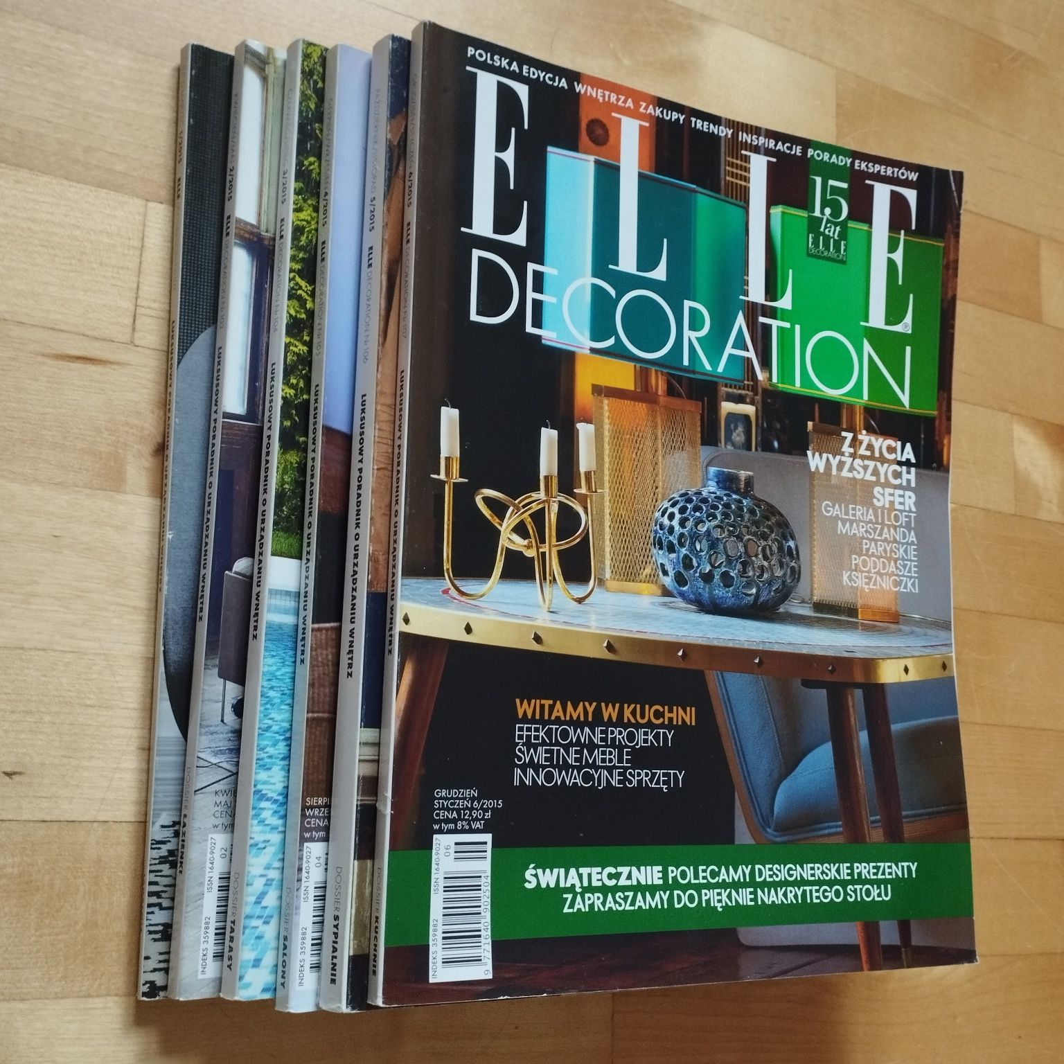 Elle Decoration kompletne roczniki od 2009 do 2018