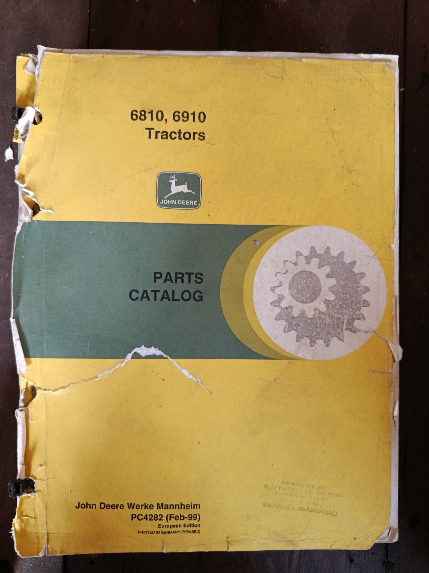 Katalog części John Deere 6810,6910