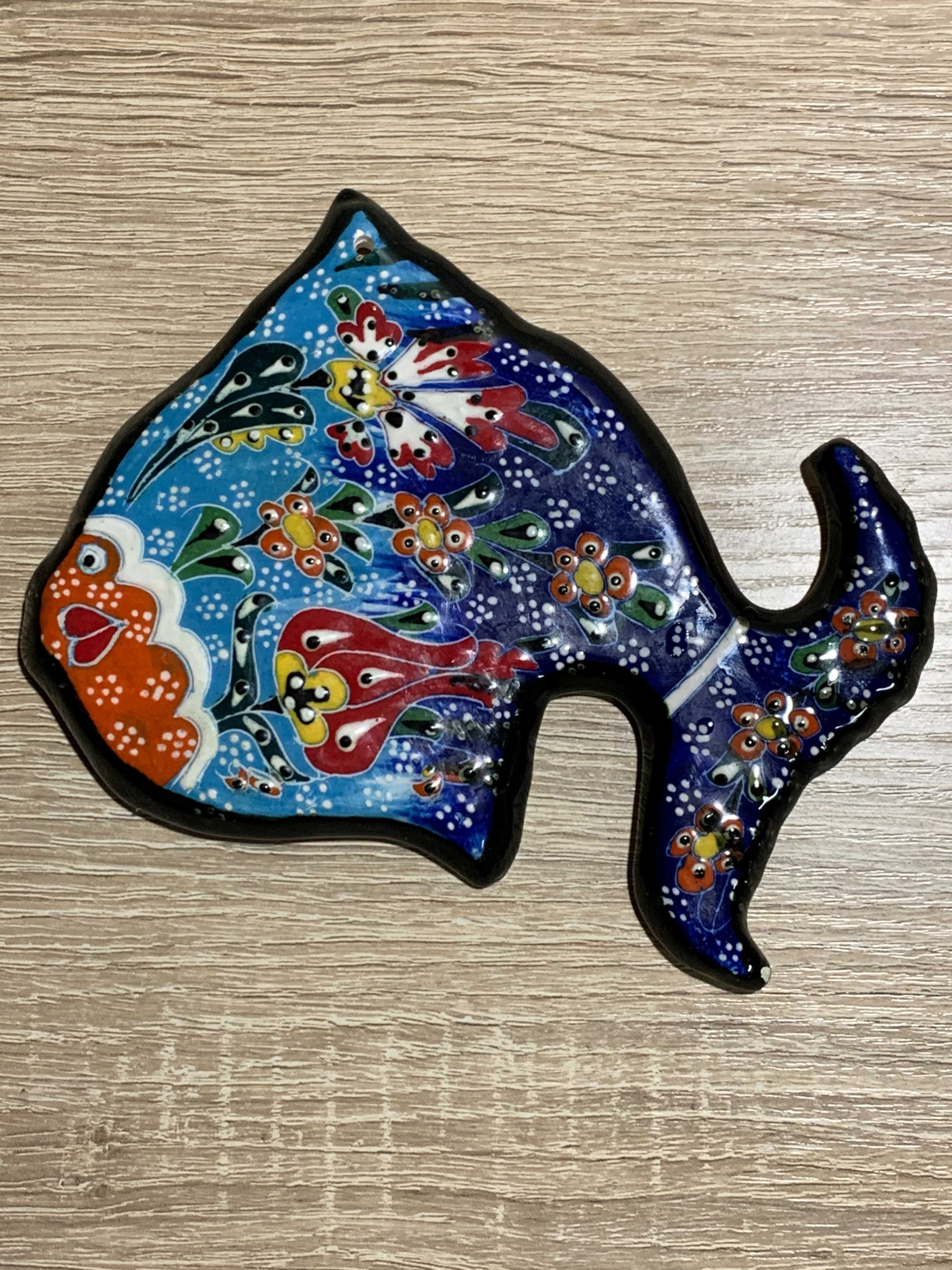Фигурка рыбка коты слоны керамика ручная роспись