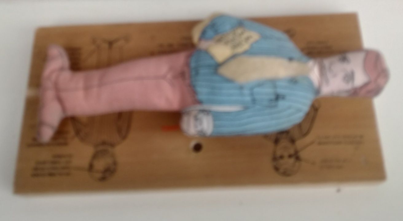 Boneco Ex-Husband Curse Guide veio da América anos 60, 70