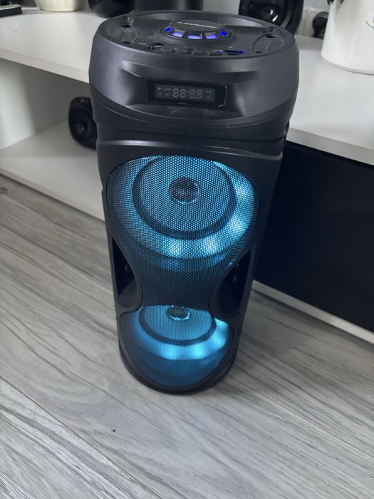 Glosnik bluetooth przenosny radio podswietlany