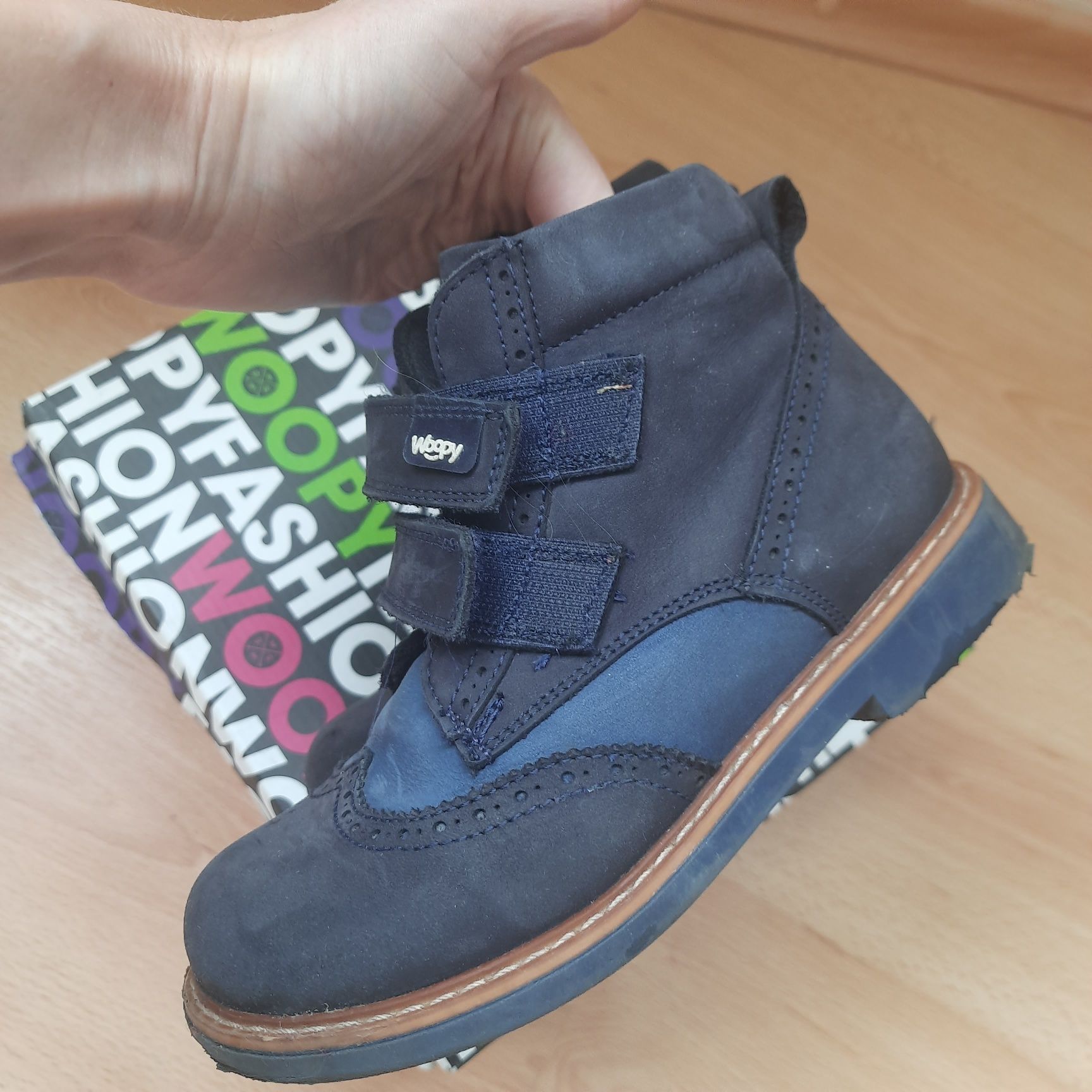 Ортопедические ботинки демисезонные Woopy Orthopedic 30р 19.5 стелька