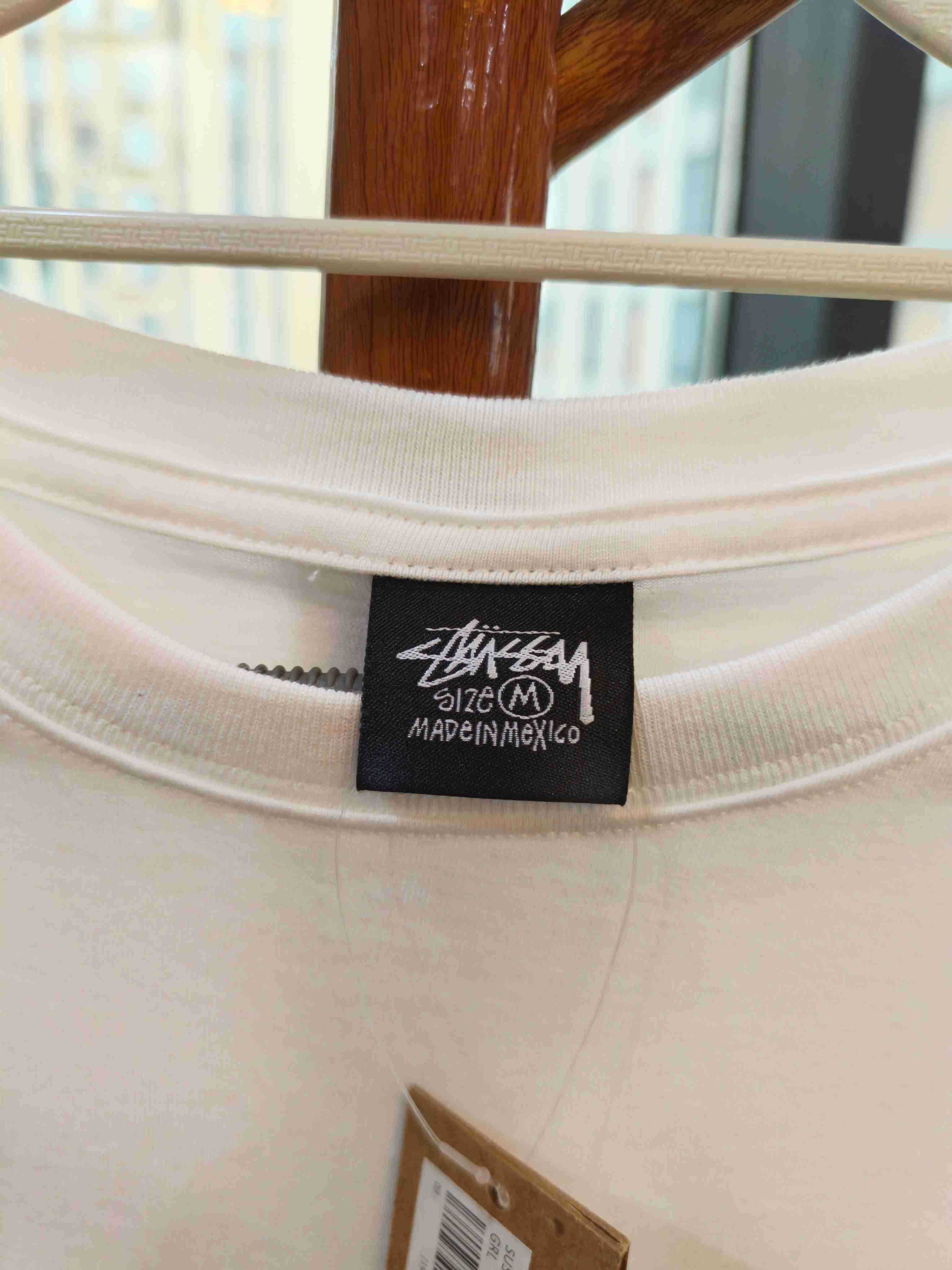 Męska biała koszulka Stussy Summer Casual, rozmiar M