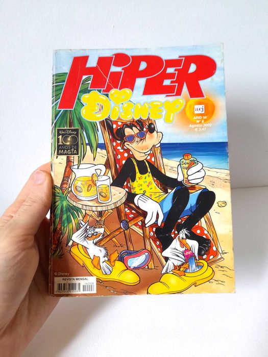 Livro BD Hiper Disney Ano 14 Número 8