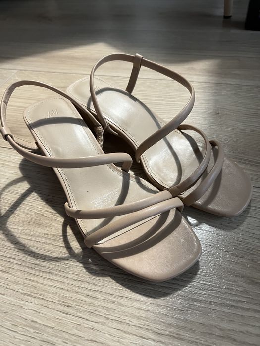 Buty H&M nowe sandalki beż, beżowe, rozmiar 38