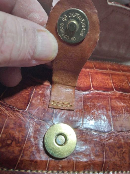 СУМКА з  крокодила(Коста-Рика).НОВА