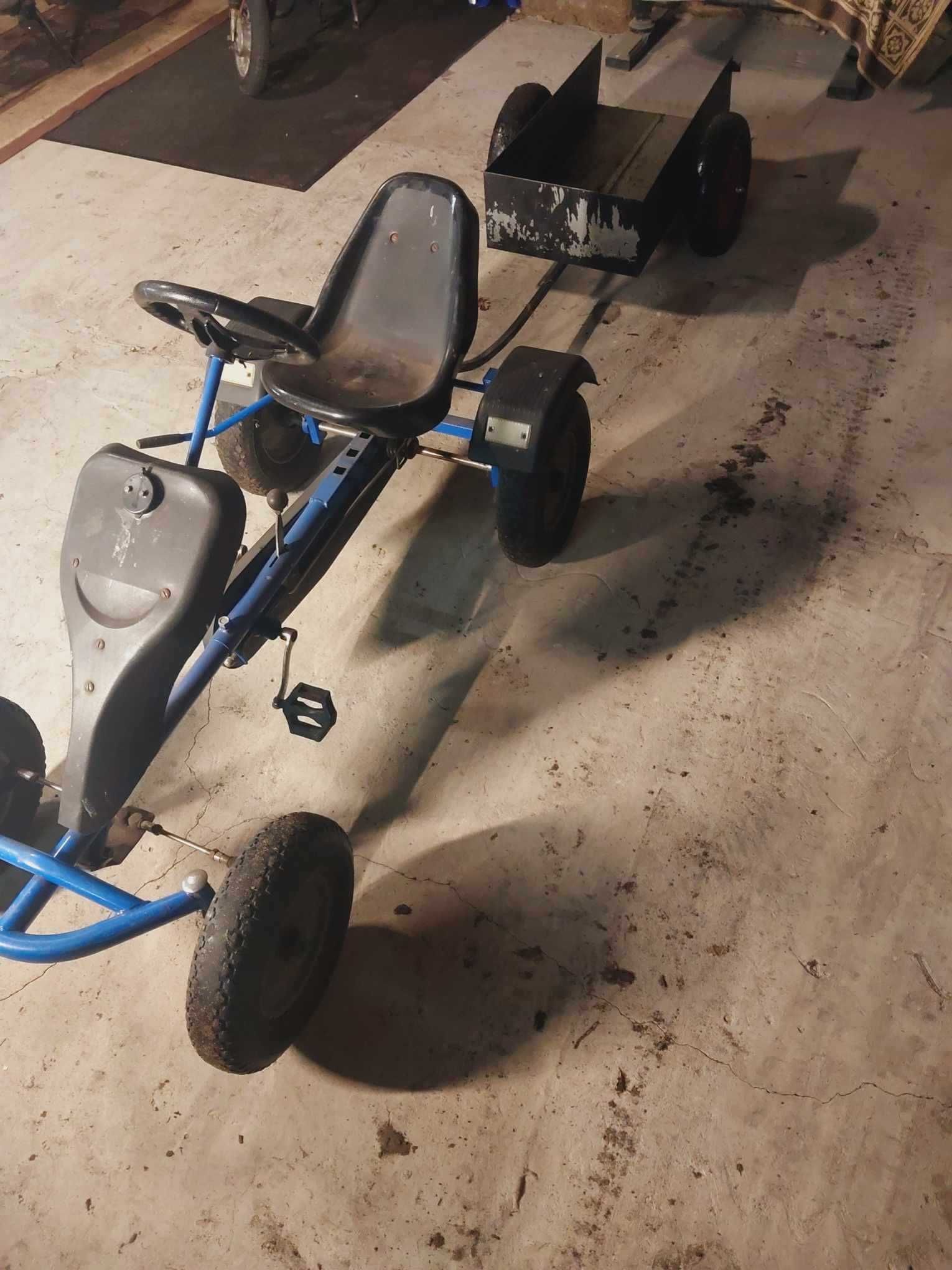 Gokart z przyczepką